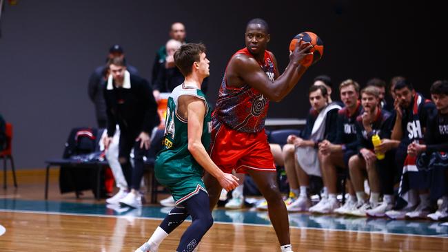 Patrick Sanders of Norths in the NBL1 East. Picture: James O'Donohue Photography