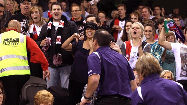 St Kilda fans weren’t happy after Ross Lyon left Moorabbin for Freo.