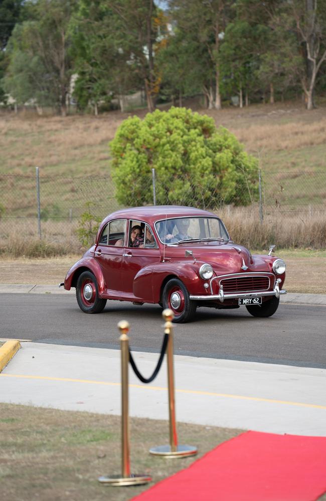 Cooloola Christian College graduating class 2023 arrive at their formal. October 5, 2023. Picture: Christine Schindler