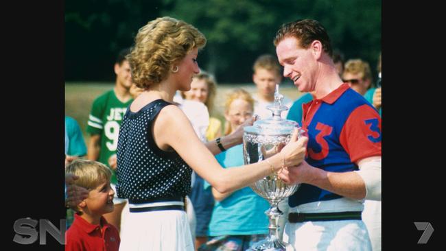 Romance...Hewitt regrets every talking publicly about his love for Diana, “never betrayed her confidence.” Picture: Supplied/Seven.