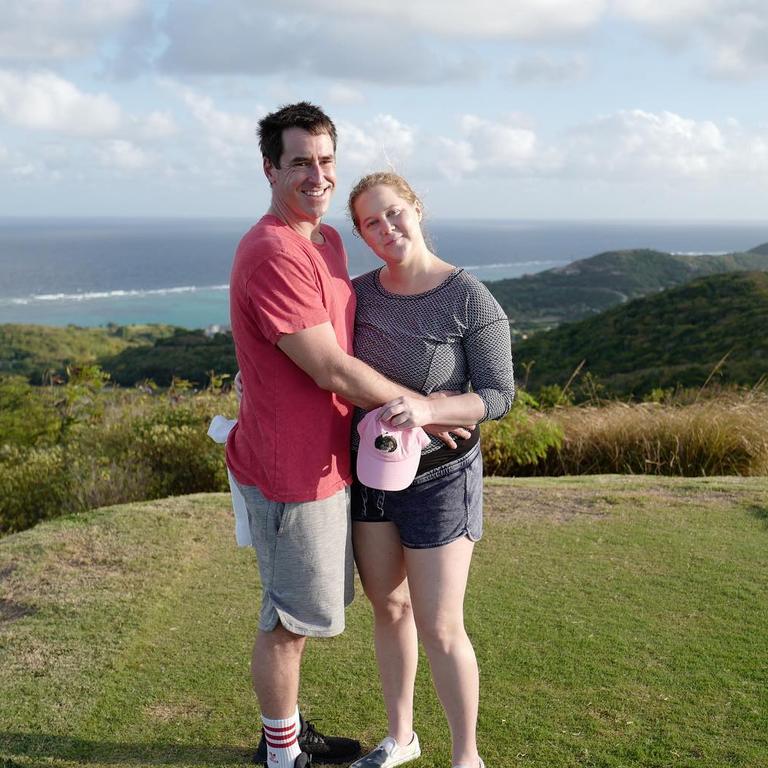 Amy Schumer and her husband, Chris.