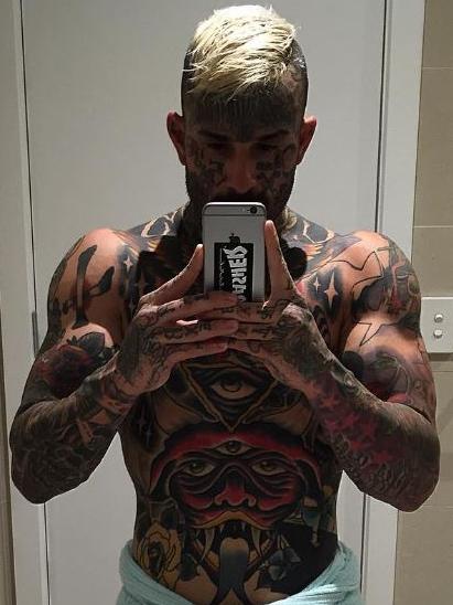 Wallace fights under the name Julz the Jackal. Picture: Instagram