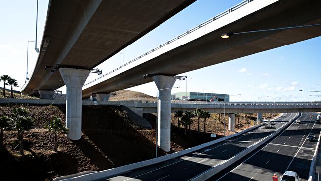 The St Peters interchange (pictured) was opened recently. Picture: Adam Yip