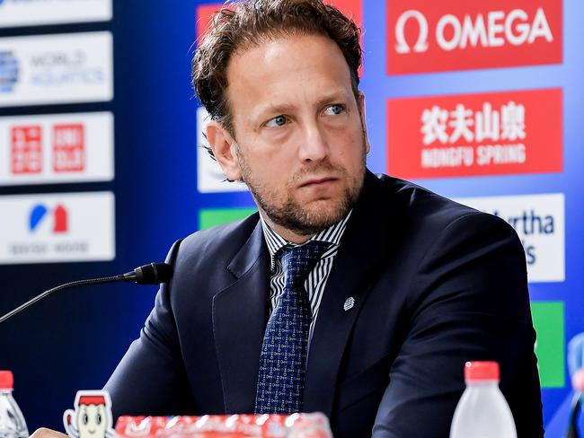 World Aquatics Executive Director Brent Nowicki at the World Aquatics Championships in 2023. Picture: DBM/Insidefoto/Mondadori Portfolio via Getty Images