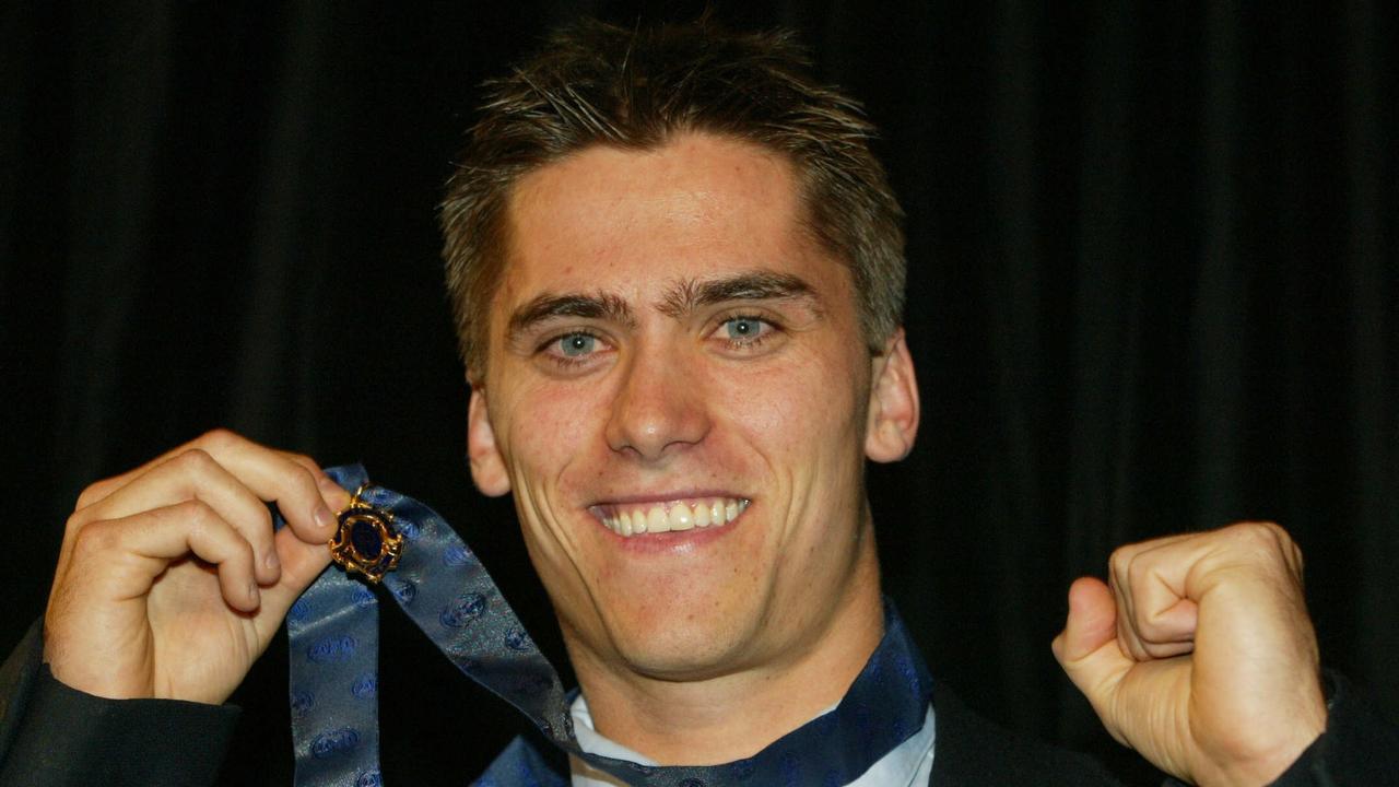 23/09/2002. Brisbane's Simon Black. 2002 Brownlow Medal winner. Digital image.