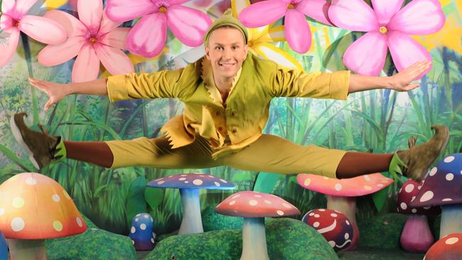 Adelaide performer Rhys Bobridge in an episode of the TV program 'The Fairies'.