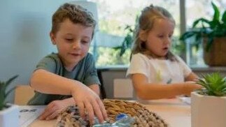 Children at the Explore &amp; Develop child care centre at Frenchs Forest, which has a waiting list. Picture: Explore &amp; Develop