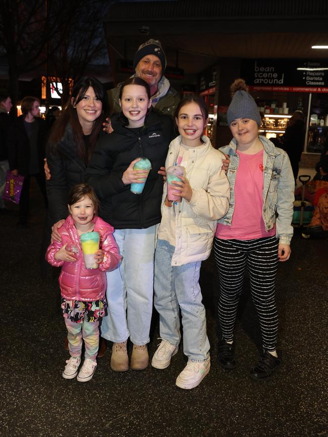 MELBOURNE, AUSTRALIA - JULY 26 2024 Danielle Tuck and family Attend the Gippsland SnowFest held in Warragul. Picture: Brendan Beckett