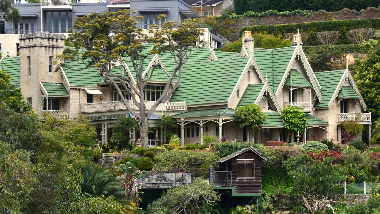 Justin Hemmes’s mansion, The Hermitage, in the exclusive Sydney enclave of Vaucluse.