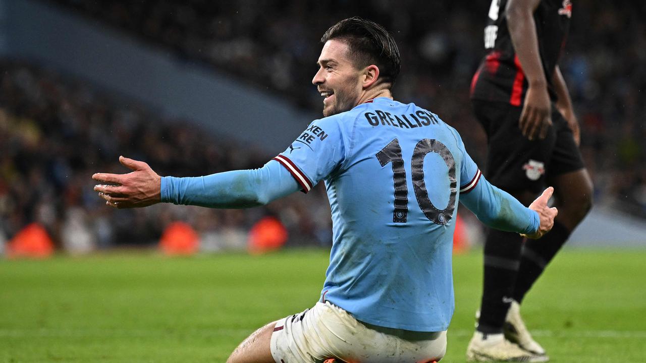 Grealish is now a star with Manchester City. (Photo by Paul ELLIS / AFP)