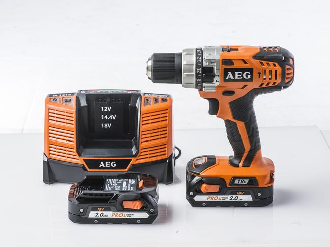 An example of a drill from AEG. Photo: Nick Clayton