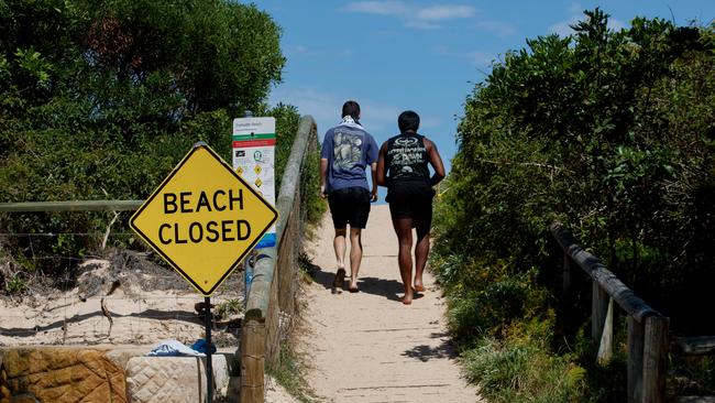 SYDNEY, AUSTRALIA - NewsWire Photos JANUARY 14, 2025: Freshwater Beach on Tuesday afternoon. Nine beaches are closed across the Northern Beaches after white/grey, ball-shaped debris was found washed up along the shore. Council was alerted to the debris via the EPA and is working closely with the state agency to collect samples for testing. Picture: NewsWire / Nikki Short