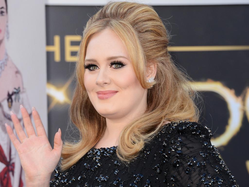 Singer Adele arrives at the Oscars in 2013. Picture: Jason Merritt/Getty Images