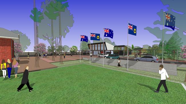 An artist’s impression of the $15 million veterans’ mental health precinct at Glenside.