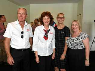 RENTAL SQUEEZE: REIQ Bundaberg zone chair Le-Anne Allan and Bundaberg Property Gallery principal Toni Kutchin. Picture: Mike Knott BUN220318REALESTATE4