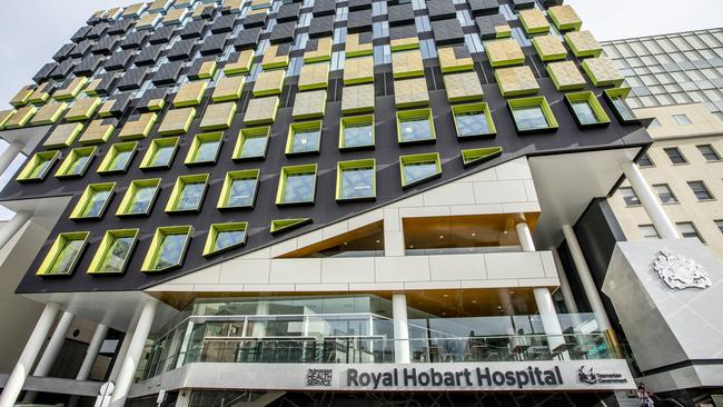 Breaking News Breaking News The Royal Hobart Hospital and the Hedberg Building. Picture Eddie Safarik