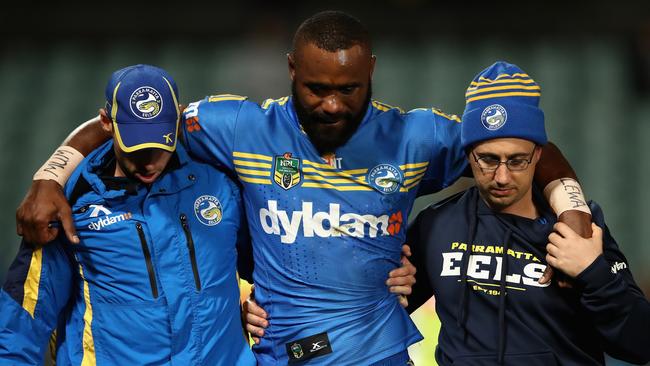 SuperCoach hearts sank as Semi Radradra left the field injured during the round 18 NRL match between the Parramatta Eels and the Sydney Roosters.