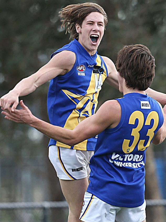 Lachlan Fogarty was Geelong’s top pick. Picture: Ian Currie