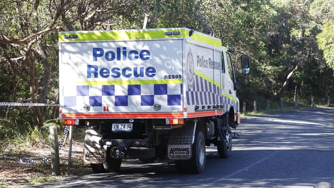 A section of the bushland has been cordoned off. Picture: Liana Turner