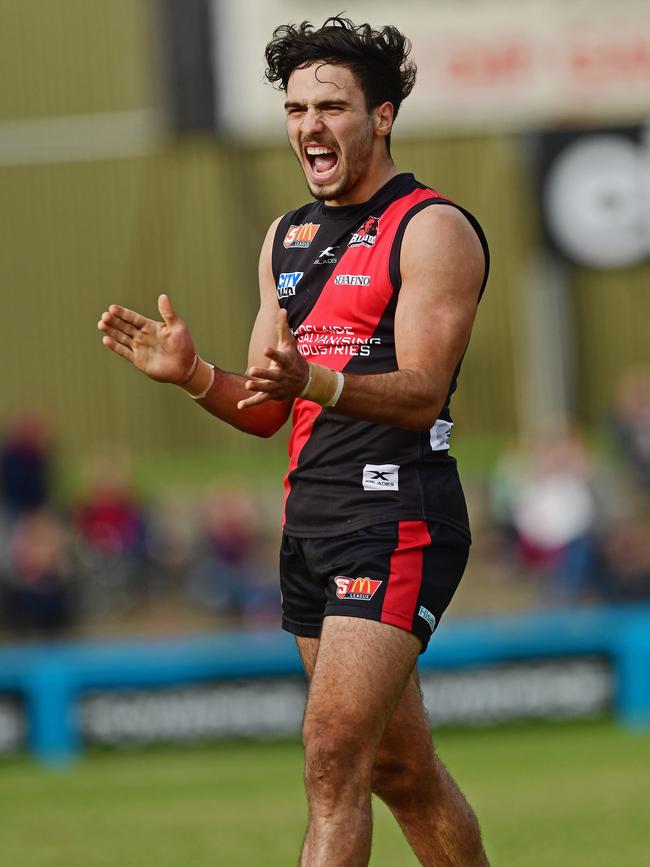 Izak Rankine would not have been clapping after the game. Picture: Tom Huntley