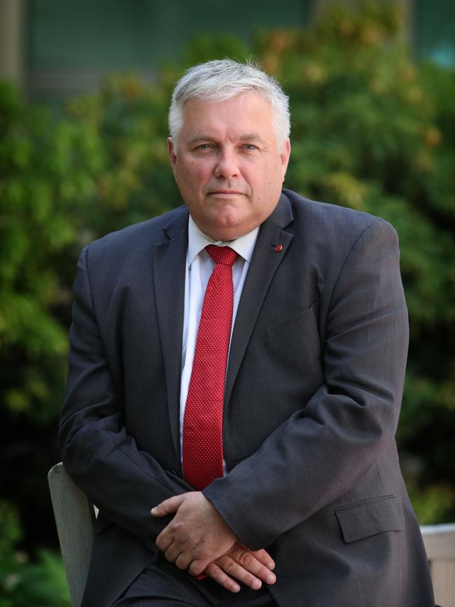 Senator Rex Patrick at Parliament House in Canberra. Picture Kym Smith