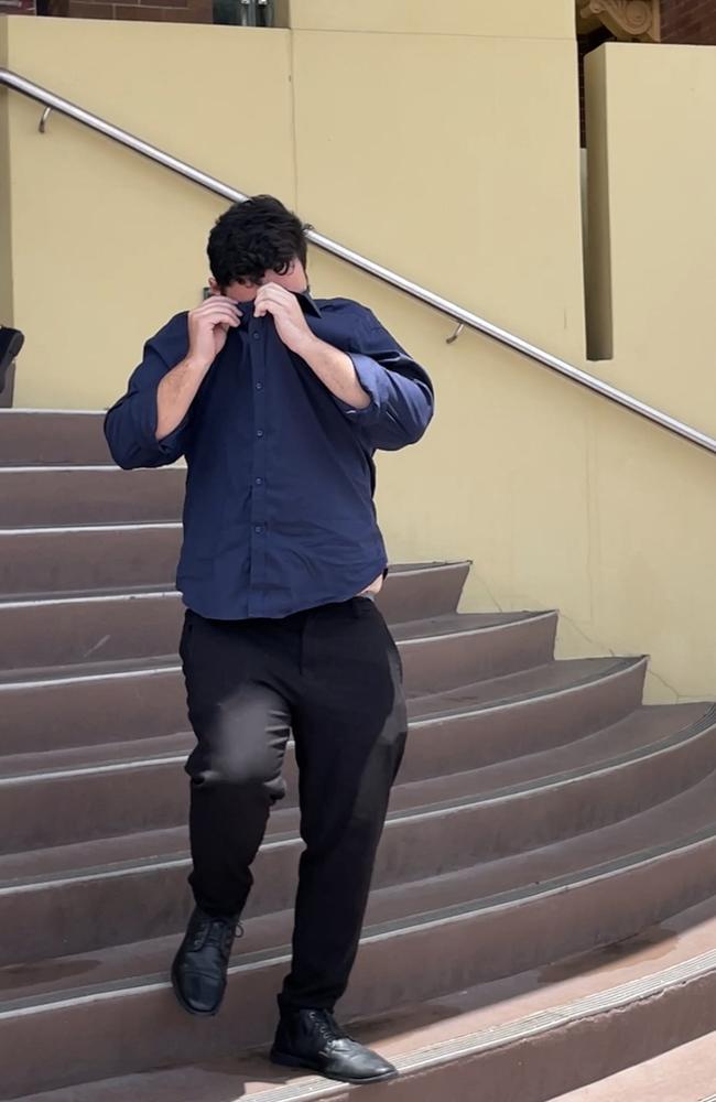 Ryan Willis Young left 'disgusting' notes propositioning a mother and her underage daughters for sex and faced Mackay District Court for stalking and drug dealing. Photo: Zoe Devenport