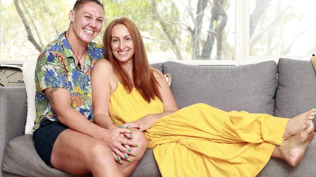 Australian Womens Rugby Player Sharni Williams and her partner Mel Smale