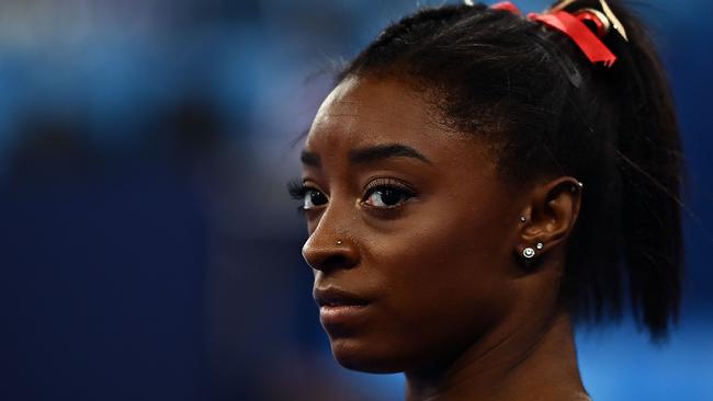 Simone Biles has been praised for withdrawing from the Olympics to focus on her mental health. Picture: Loic VENANCE/AFP