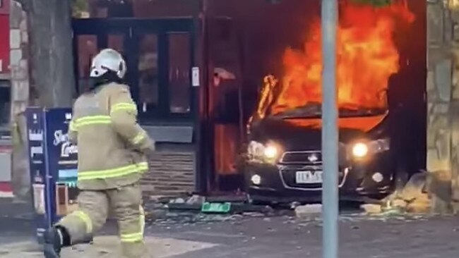 Emergency services were called to Burgled in Oakleigh twice after two arson attacks. Picture: Supplied