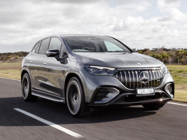 Mercedes AMG EQE 53 SUV -Starting with its power, the Mercedes-AMG EQE 53 SUV takes the standard EQE SUV’s dual-motor setup up a notch and delivers a staggering 460kW of power and 950Nm of torque.