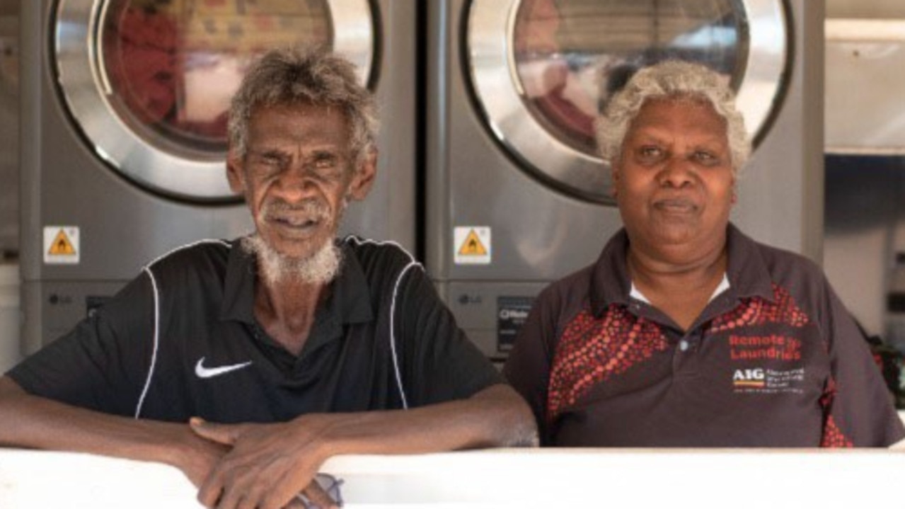 Aboriginal Investment Group's Remote Laundries project began in 2019 with the Barunga laundry, based out of a 20ft shipping container.