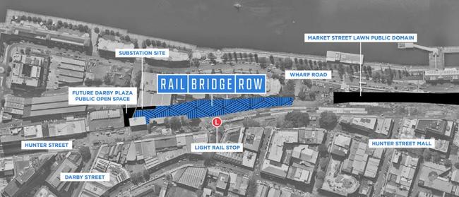 The Hunter and Central Coast Development Corporation is taking the final parcel of former rail corridor to the market. Supplied.