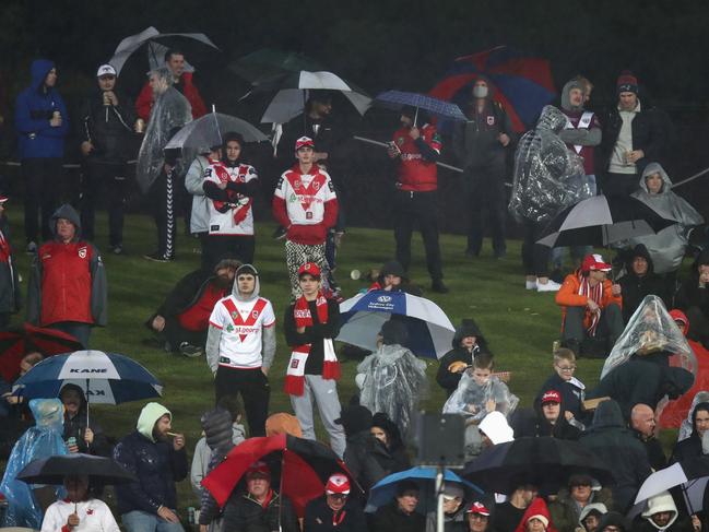 Weary Dragons fans have seen this all before. Picture: Jason McCawley/Getty Images