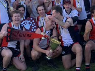 The Pinnaroo Football Club won the 2022 and last Mallee Football League A grade premiership. The league has dissolved and Pinnaroo will join forces with rival Lameroo and apply to play in the River Murray league. Picture: Facebook.