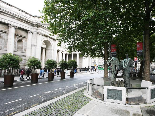 Dame Street, in Dublin City. Picture: Padraig O'Reilly