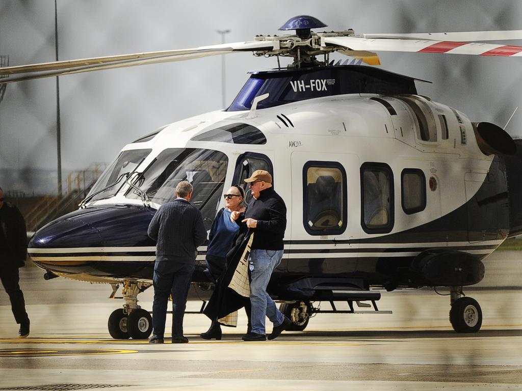 Lindsay and Paul Fox at Avalon Airport. Picture: Alan Barber