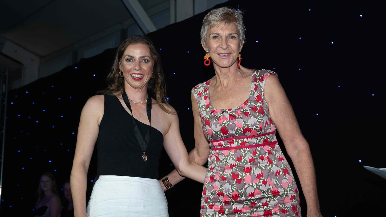 Jabiru Bombers player Sasha Byrnes won the best and fairest in the women's Division 2 at the 2022-23 NTFL Nichols Medal night. Picture: Pema Tamang Pakhrin