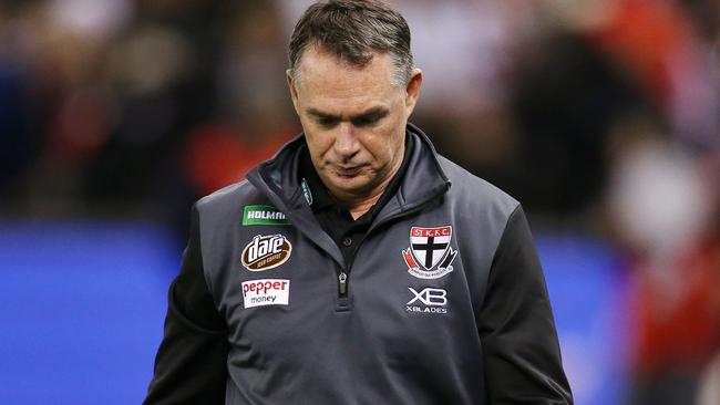 Is the clash against the Suns the win or loss that changes it all for the Saints and coach Alan Richardson? Picture: Michael Klein