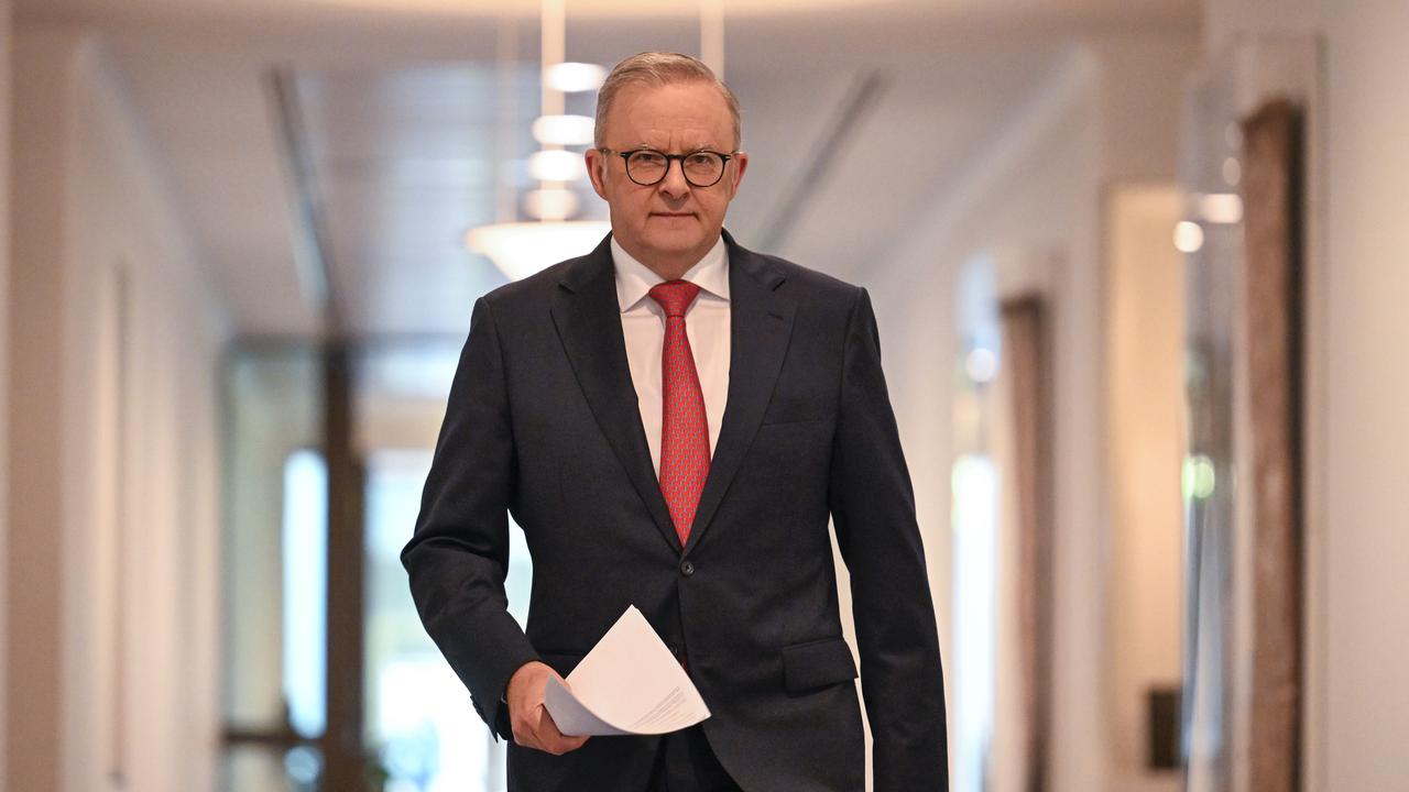 Anthony Albanese has unveiled his frontbench reshuffle ahead of Bill Shorten’s resignation next week. Picture: NewsWire / Martin Ollman