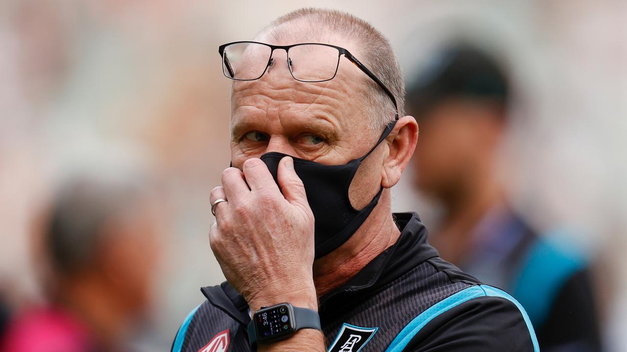 Ken Hinkley says the Power can still salvage their 2022 campaign. Picture: Michael Willson/AFL Photos