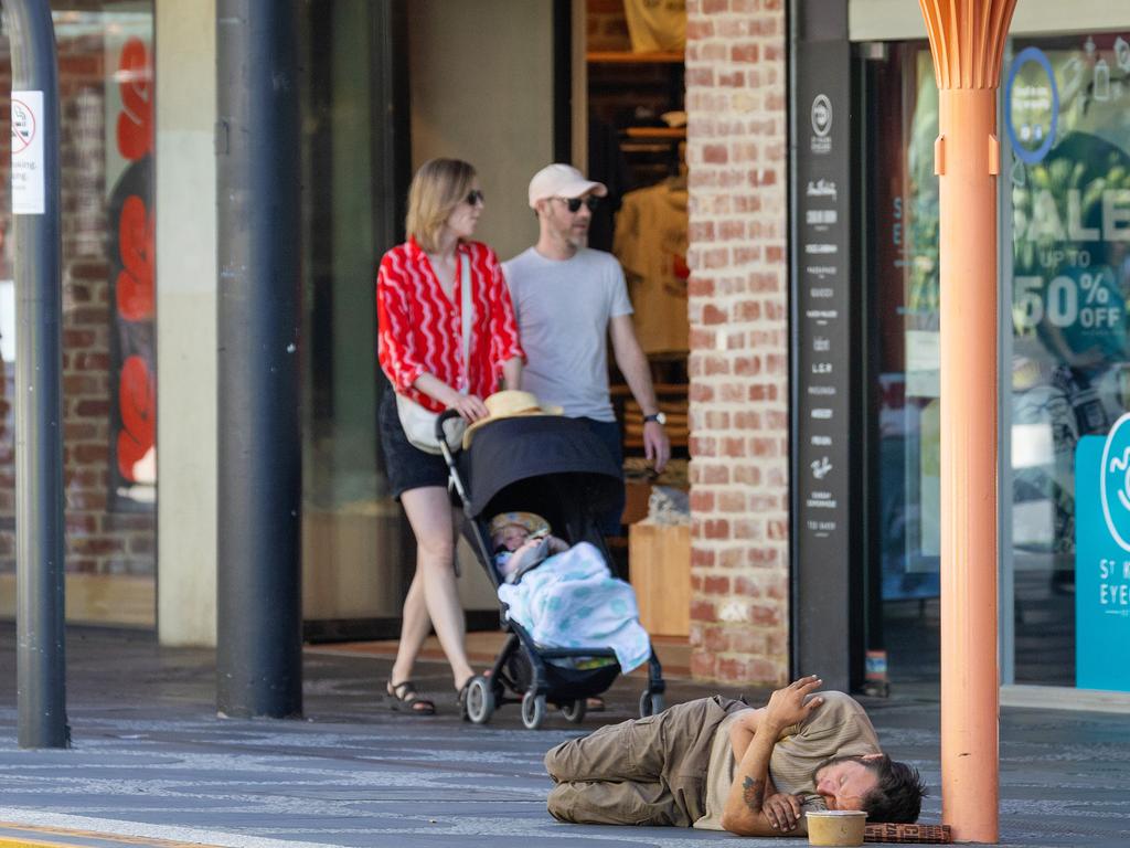 St Kilda locals say ‘prevailing homelessness’ is a driving force behind the antisocial behaviour in the area. Picture: Mark Stewart