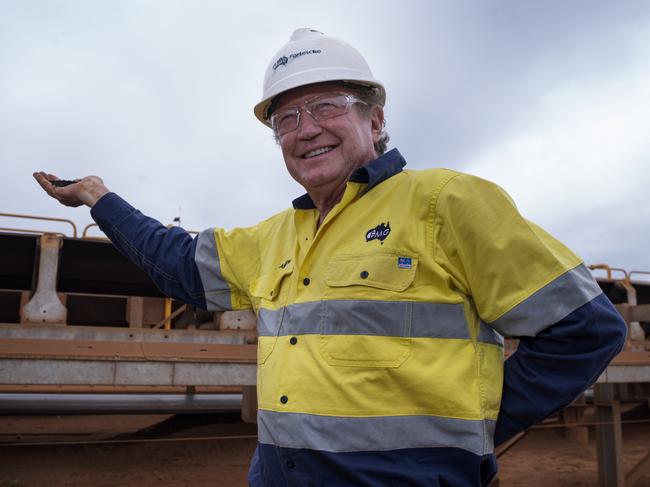 01-05-2023 - Andrew Forrest pictured at Fortescue Metals’ new Iron Bridge magnetite project.