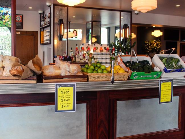 W. Short Hospitality has turned some of their pubs into convenience stores, selling essentials such as bread and fresh produce. Picture: Supplied