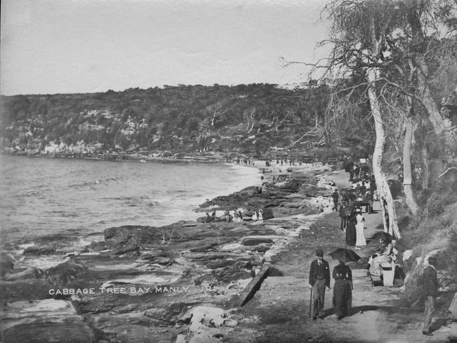 Marine Parade between Manly Beach and Fairy Bower when the walkway was still a bit rough. Picture Northern Beaches Library