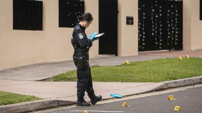 Police believe the target of the shooting was a former resident. Picture: NewsWire/ Julian Andrews