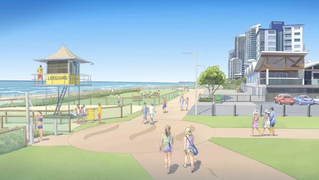 Designs released for the first time showing the Surfers South Oceanway near Northcliffe Surf Club.