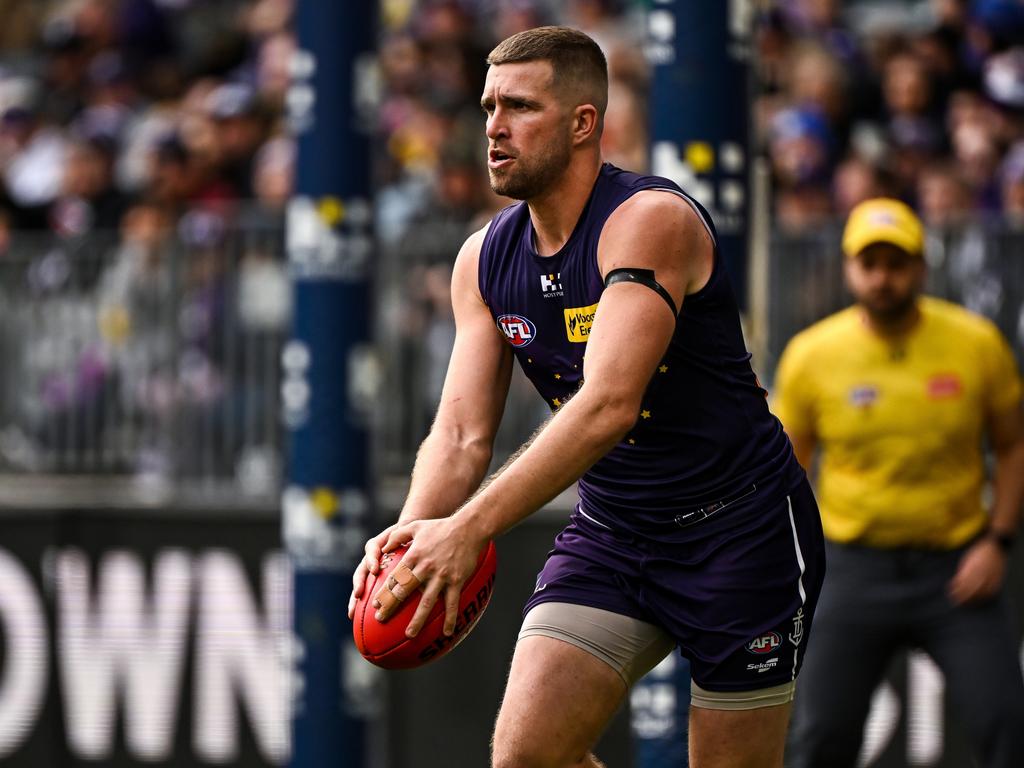 Luke Ryan was accused of stat padding earlier in the season by coach Justin Longmuir. Picture: Daniel Carson/AFL Photos via Getty Images)