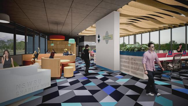 An artist’s impression of how the new NSW Rugby headquarters in Daceyville will appear.