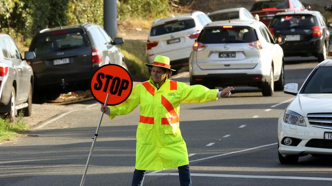 Schools can become battle grounds for parking during busy times. Picture: Stuart Milligan