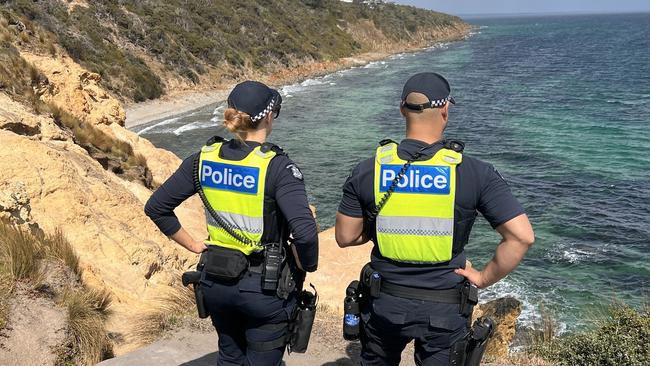 Police have issued a warning after a series of incidents at a notorious Mount Martha cliff jumping spot on the Mornington Peninsula. Picture: supplied